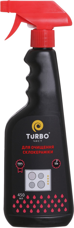 Засіб TURBOЧИСТ для очищення склокераміки, 450мл